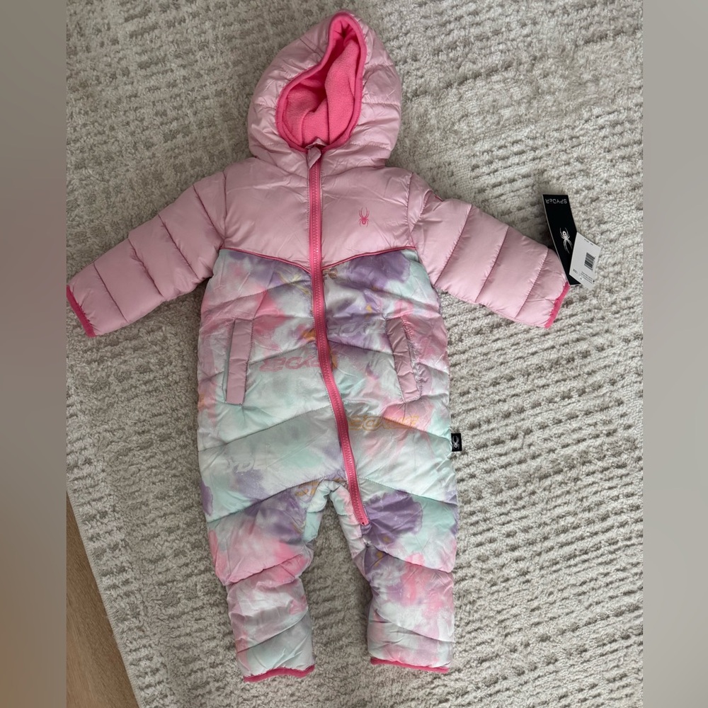Baby girl snowsuit 12-18m